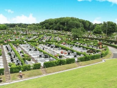 所沢聖地霊園　広大な霊園風景